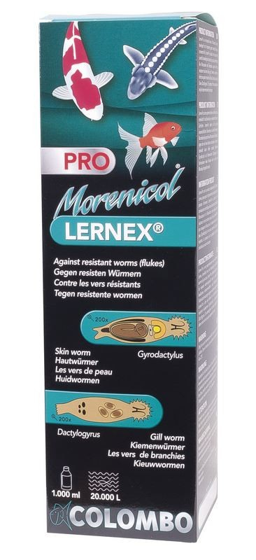Morenicol Lernex Pro Antiparasitário para peixes de lago