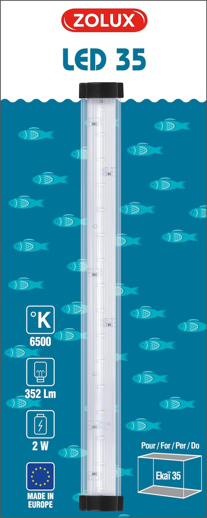 Rampa LED per acquario Ekaï - 3 dimensioni disponibili