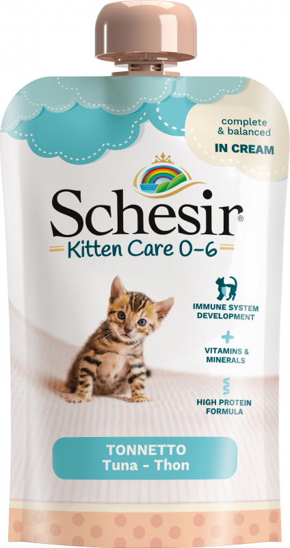 SCHESIR Kitten Care Cream em frasco para gatinho