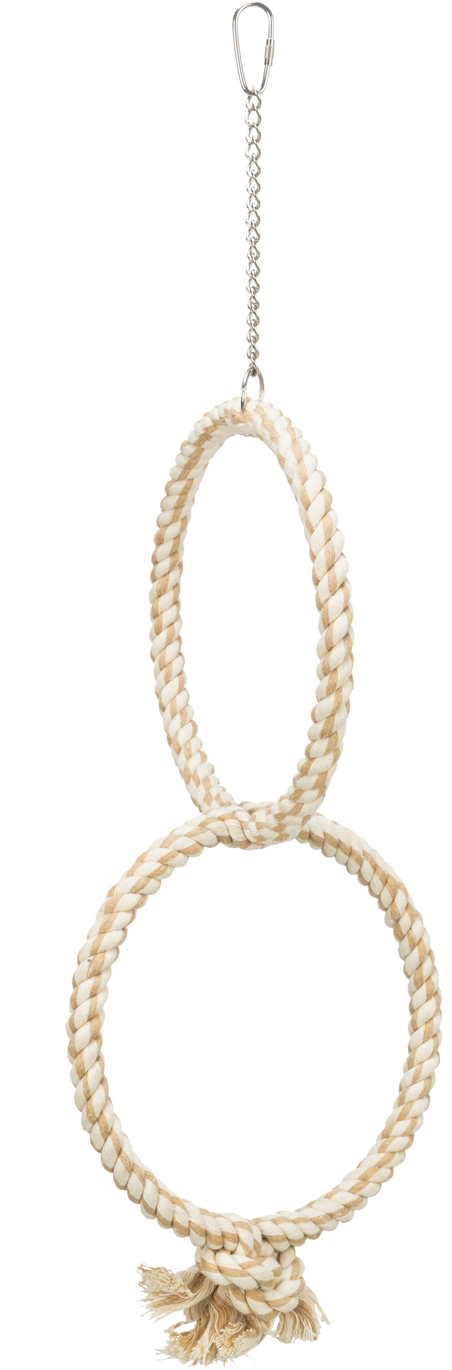 Anel duplo em corda - Ø 16 cm