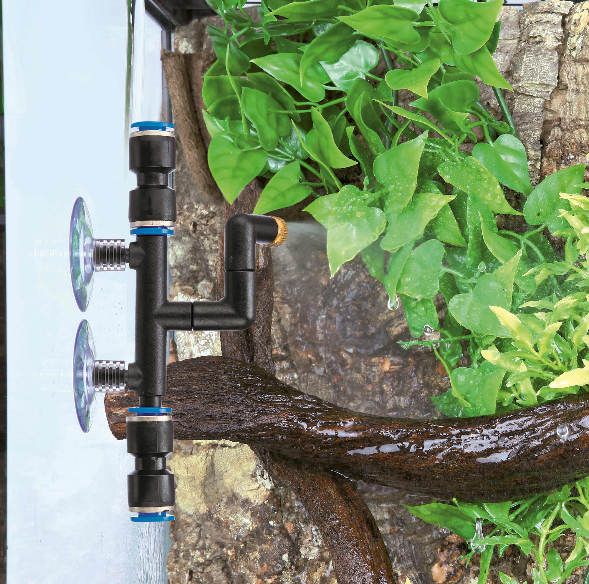 Sistema di irrigazione Reptile Rain con timer