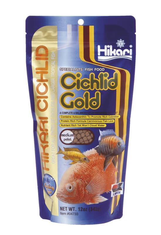 Hikari Cichild Gold Medio Alimentação que imerge para Cichlides