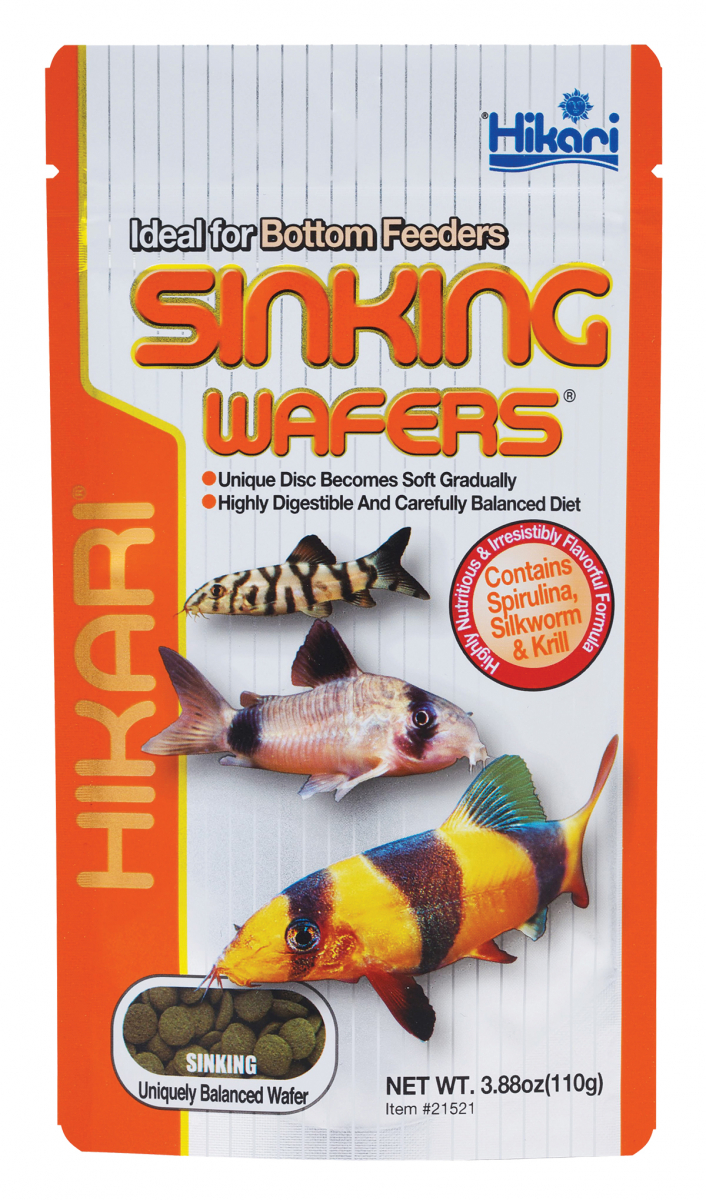 Comprimés haut de gamme pour poissons de fond SINKING WAFERS 110 GRAMMES