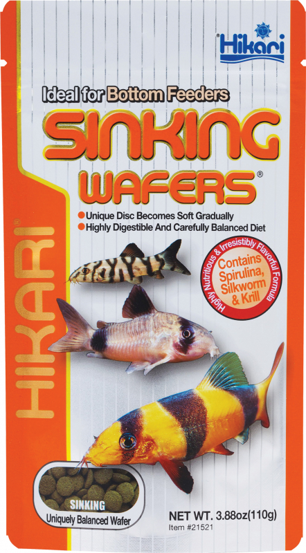 Comprimés haut de gamme pour poissons de fond SINKING WAFERS 110 GRAMMES