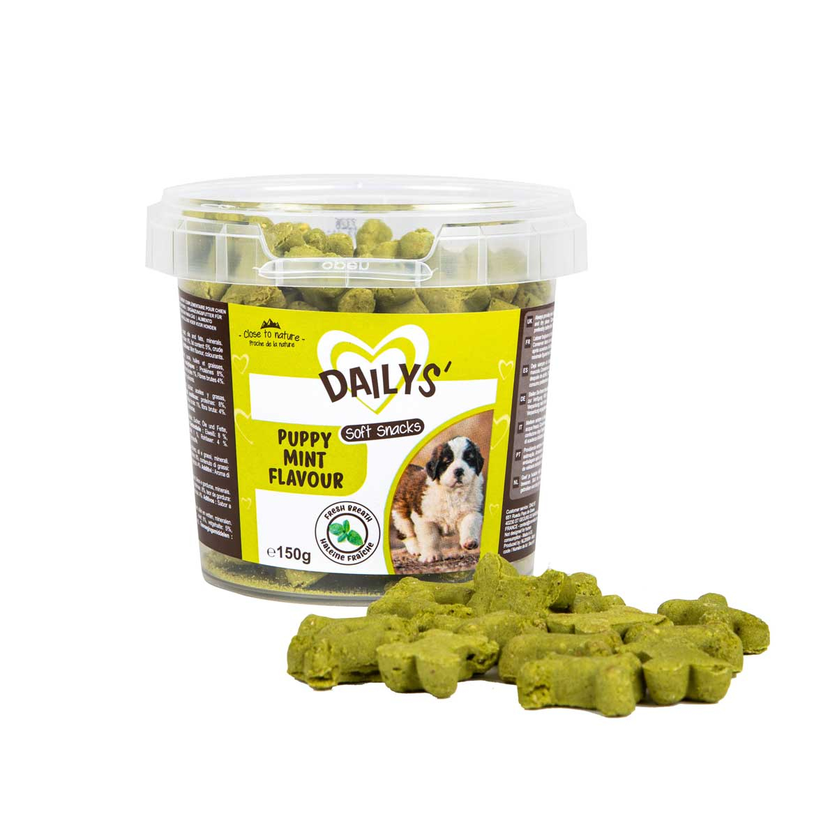 Biscoitos para cachorros Puppy Mint DAILYS