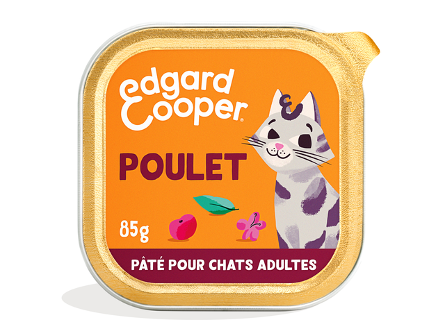 Barquette 100g de pâté au POULET (convient pour chat stérilisé) – Pet World