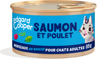 Pâtée pour chat Stérilisé en sauce au saumon & poulet CARREFOUR