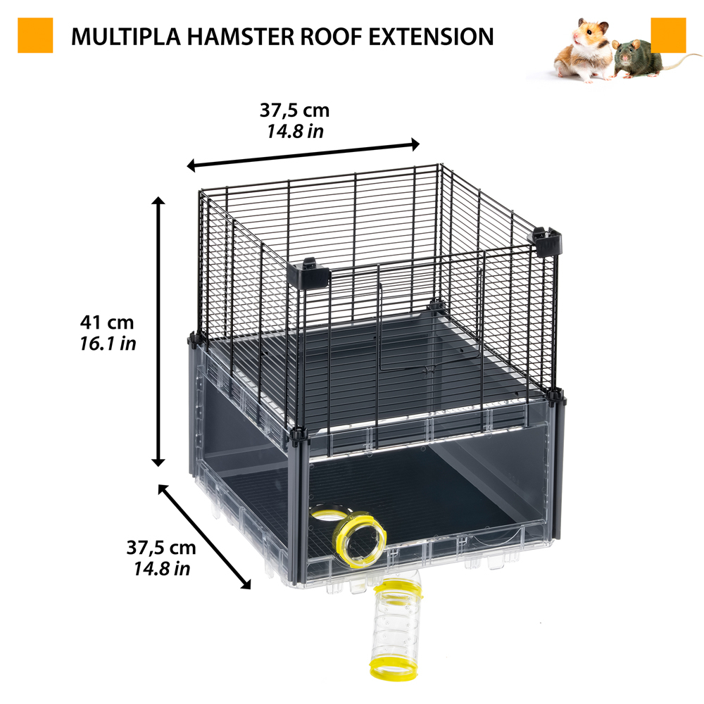 Dachverlängerung für Ferplast Multipla Hamsterkäfig