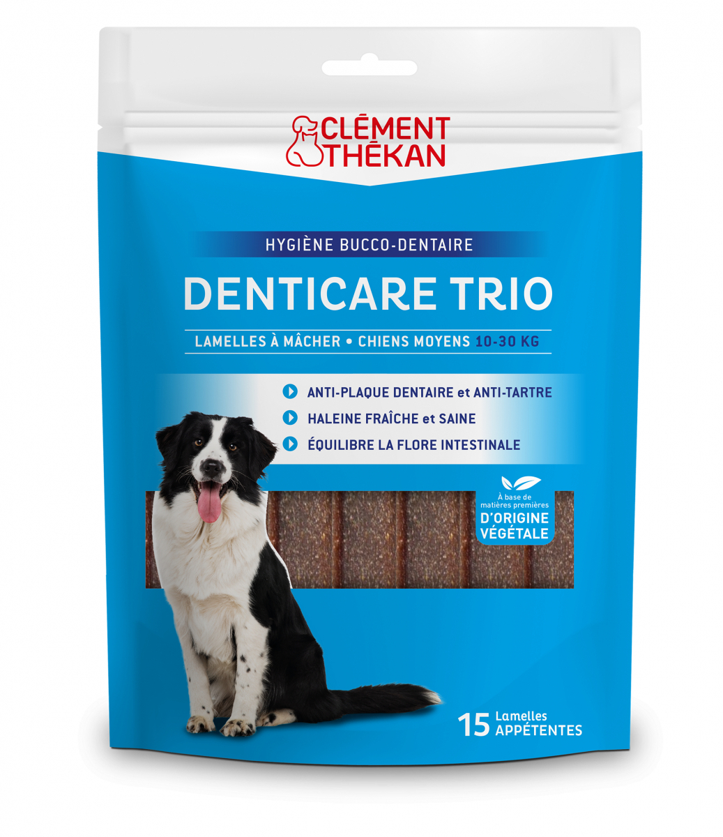 Clément Thékan Denticare Trio Lamelle da masticare per cane