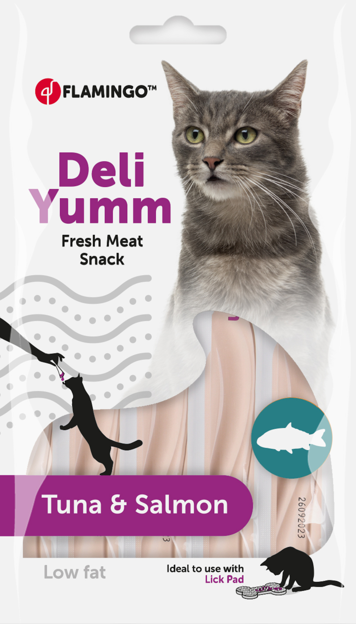 Gluseima cremosa em um tubo para gato Deli Yumm