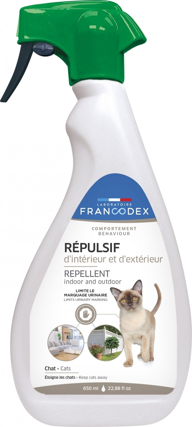 Repelente de gatos para interiores e exteriores Francodex