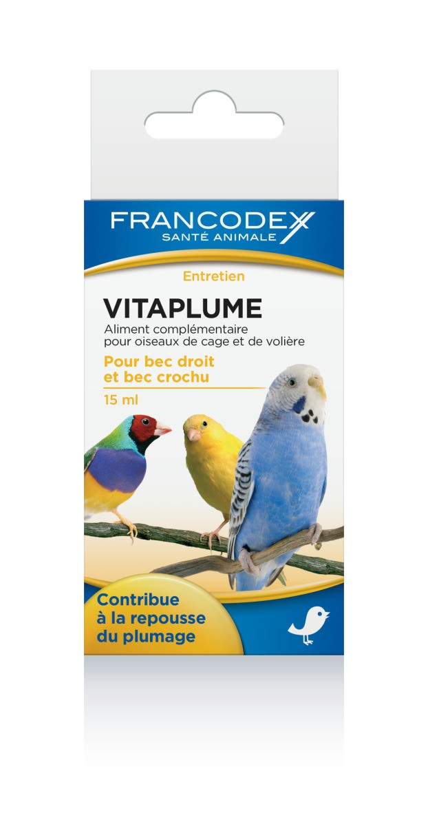 Francodex Vitaplume - pour la mue et la beauté du plumage 15ml