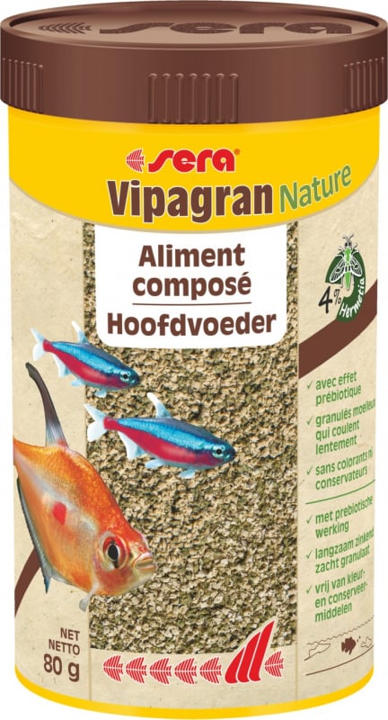 Sera Vipagran Nature Alleinfuttermittel für Fische