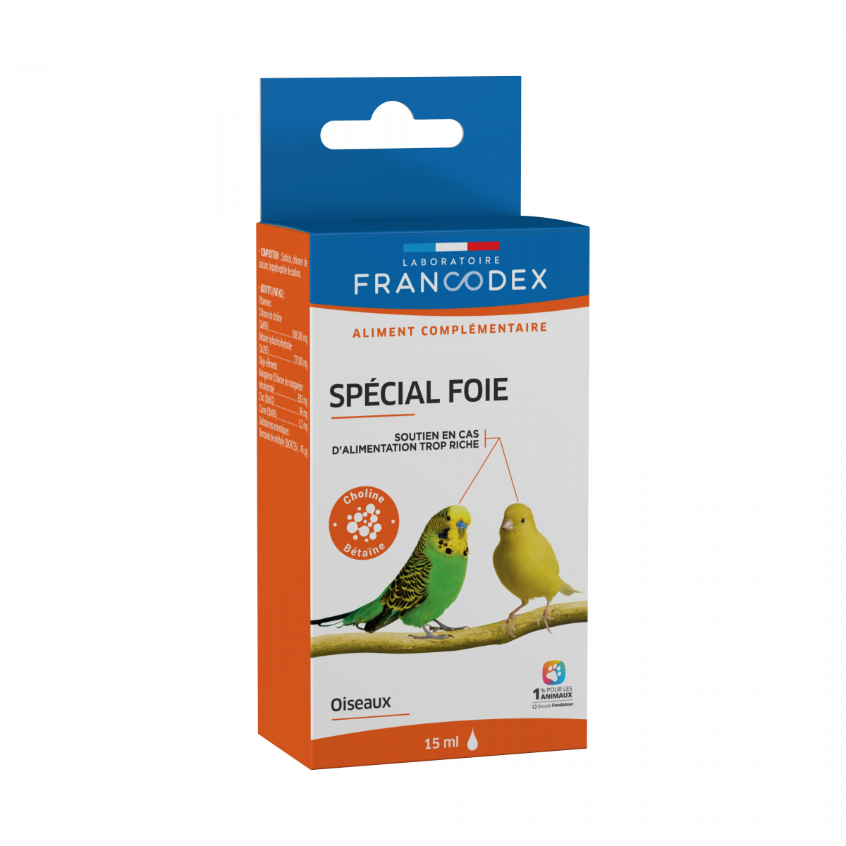 Francodex Complément spécial foie pour oiseaux