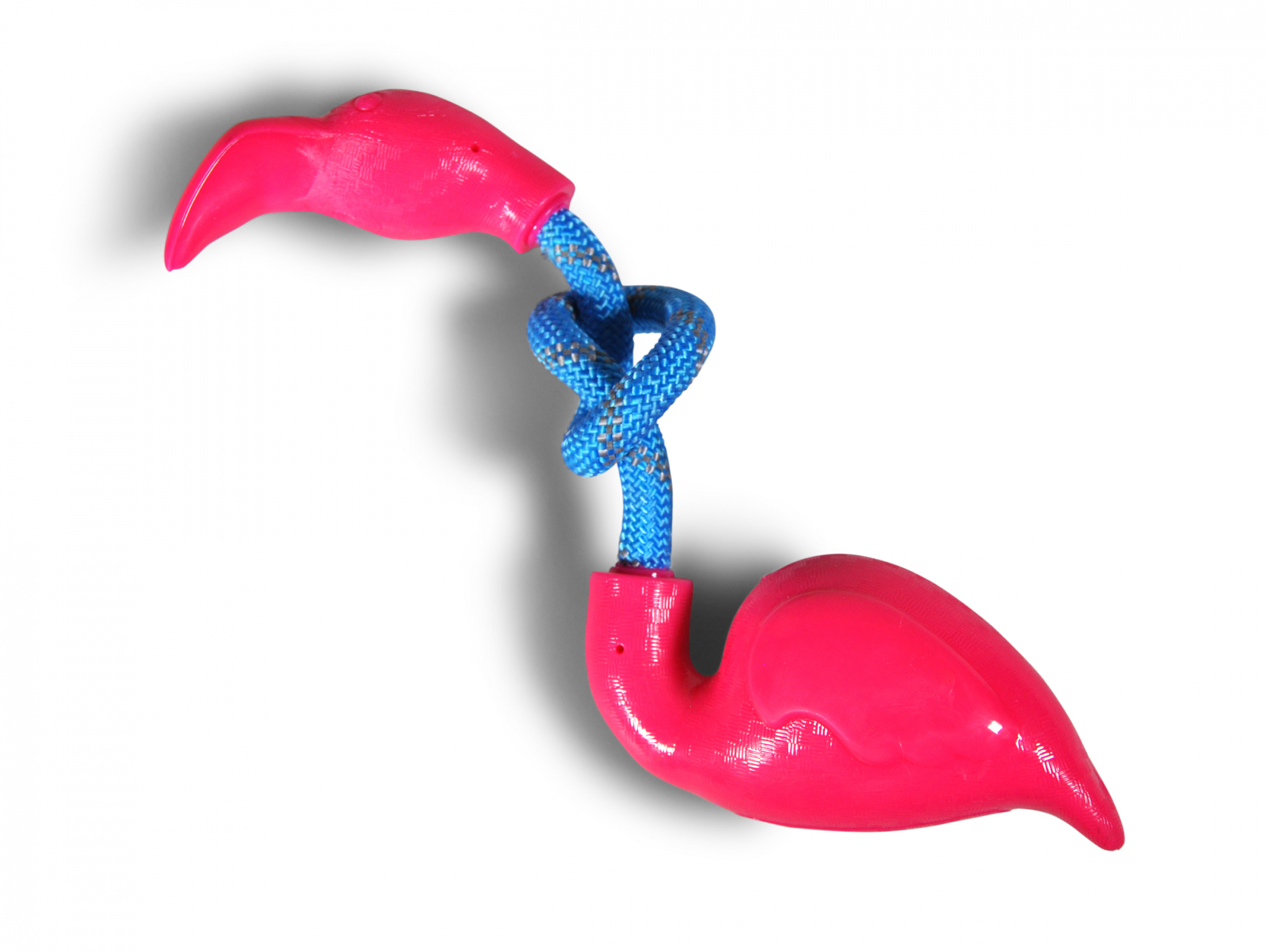 Hundespielzeug TPR langer Hals Flamingo