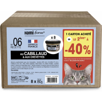 HAMIFORM Les Cuisinés voor volwassen katten 8x80g + 2e pack aan -40%
