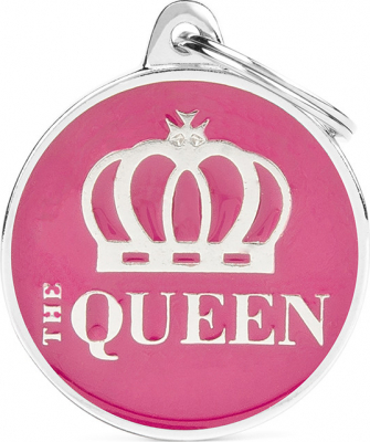 Médaille à graver Charms queen