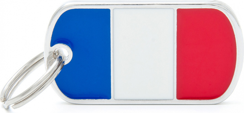 Médaille à graver Flags drapeau France