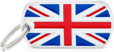 Médaille à graver Flags drapeau Royaume-uni