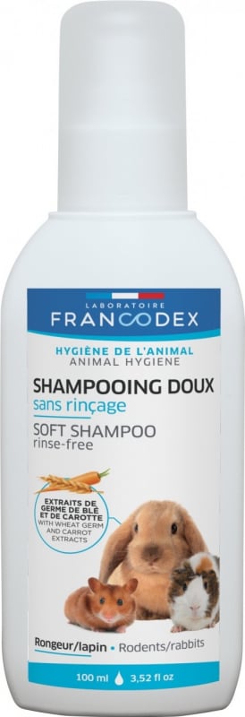 Francodex Shampoo'rongeur 100ml au germe de blé et à la carotte