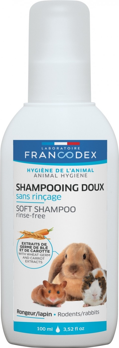 Shampoo voor knaagdieren 100 ml met tarwekiemen en wortel