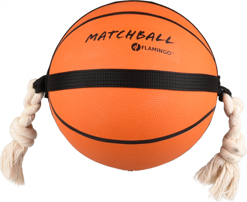 Ballon de basket avec corde de tirage