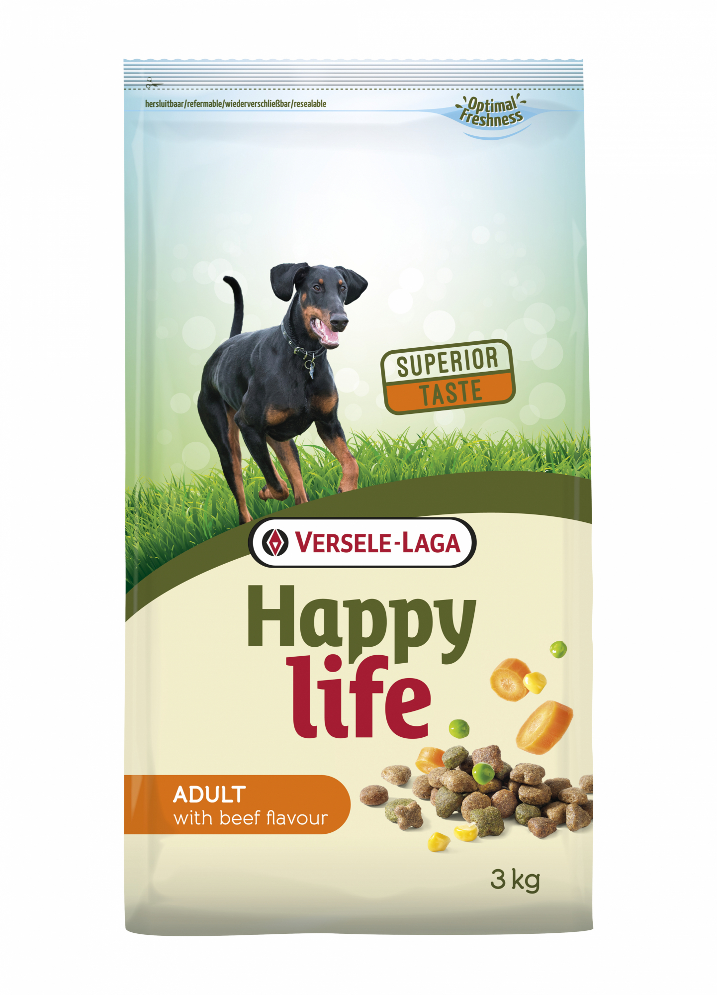 HAPPY LIFE Adult Bœuf pour chien