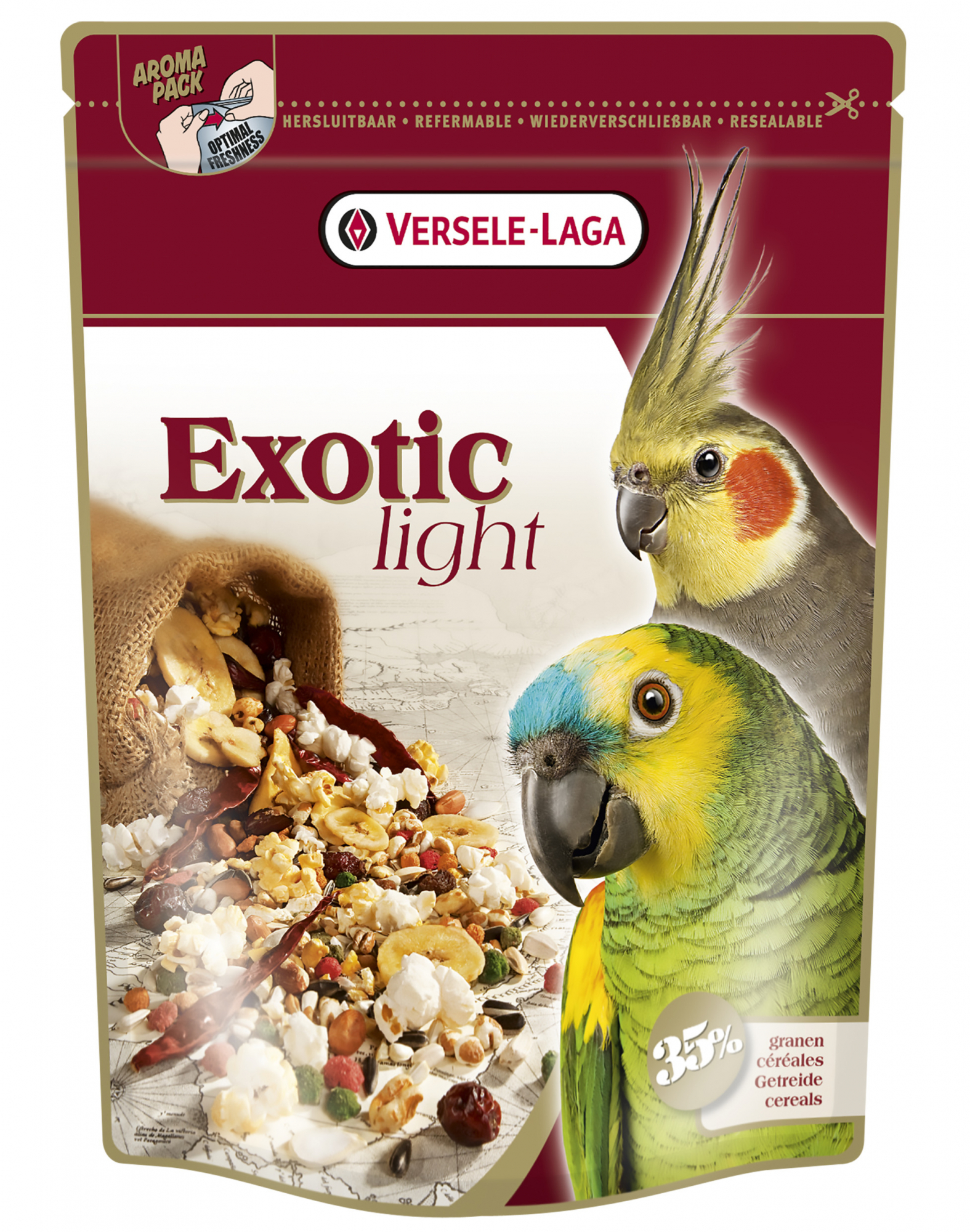 Prestige Premium para papagaios Exotic Light Mix