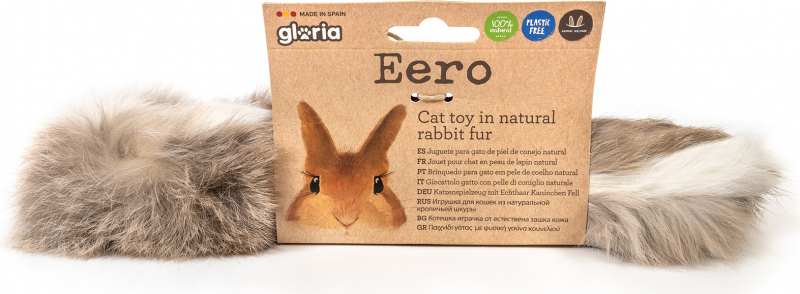 Eero, Jouet pour chat en peau de lapin naturel