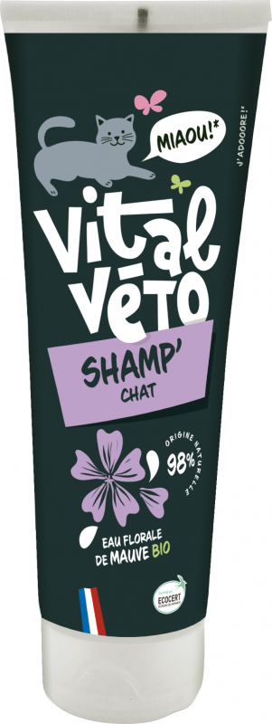 Vitalveto shampoing usage fréquent pour chat