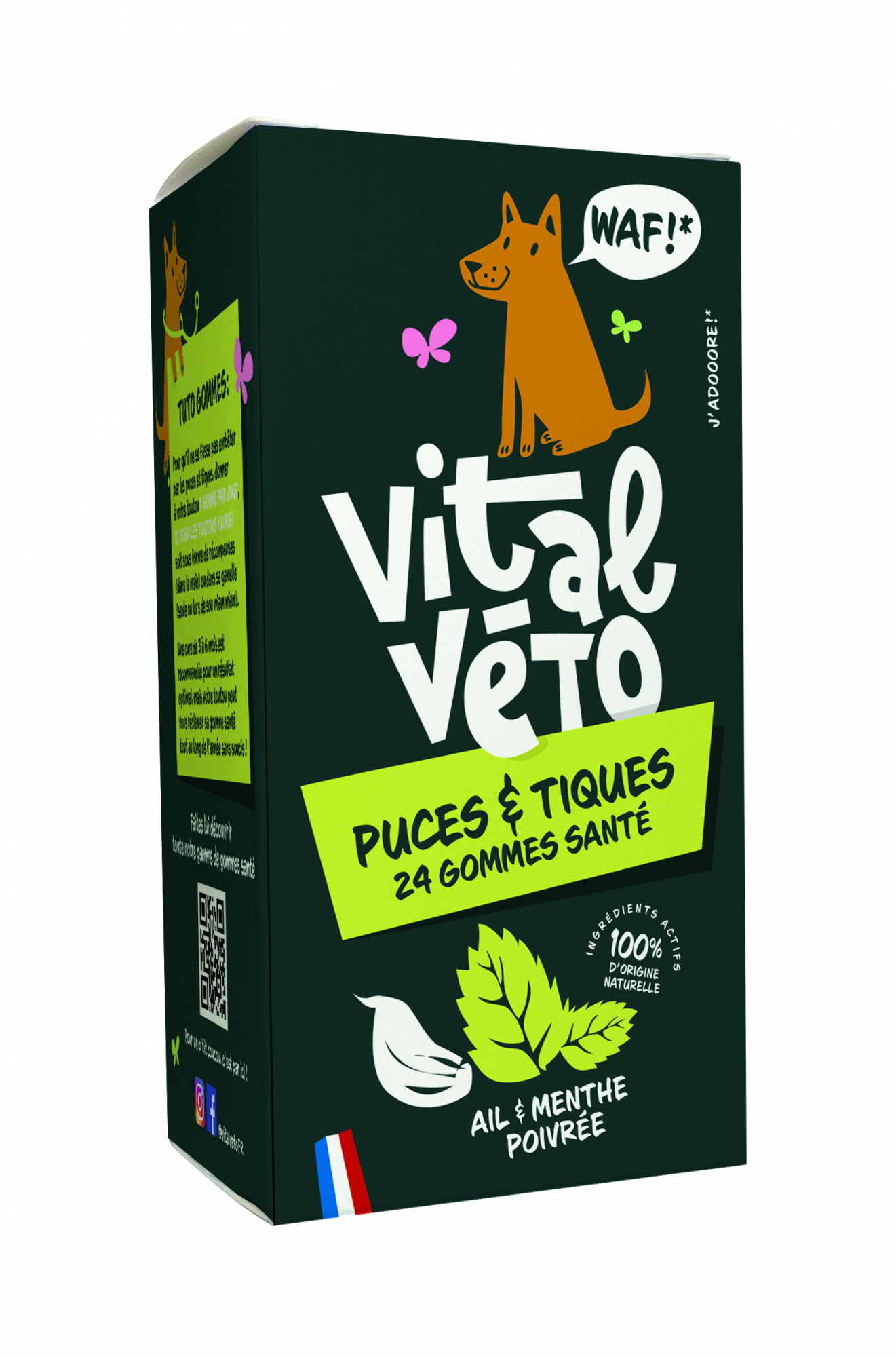 Vitalveto Chuches antipulgas y antigarrapatas para perros