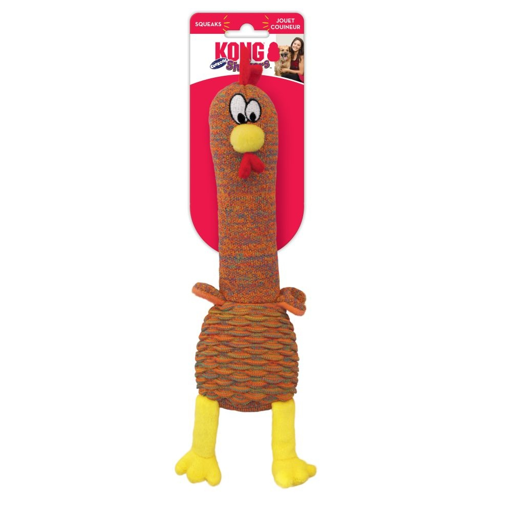 KONG Shakers Cuckoos assorted peluche volaille pour chien