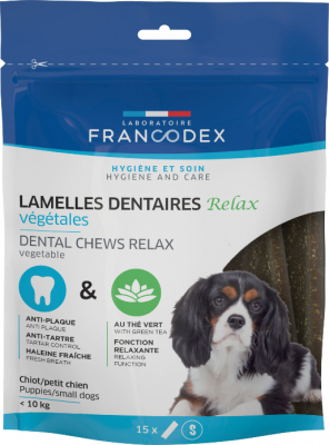 Francodex Lamelle Dentaire Relax Végétale pour chien