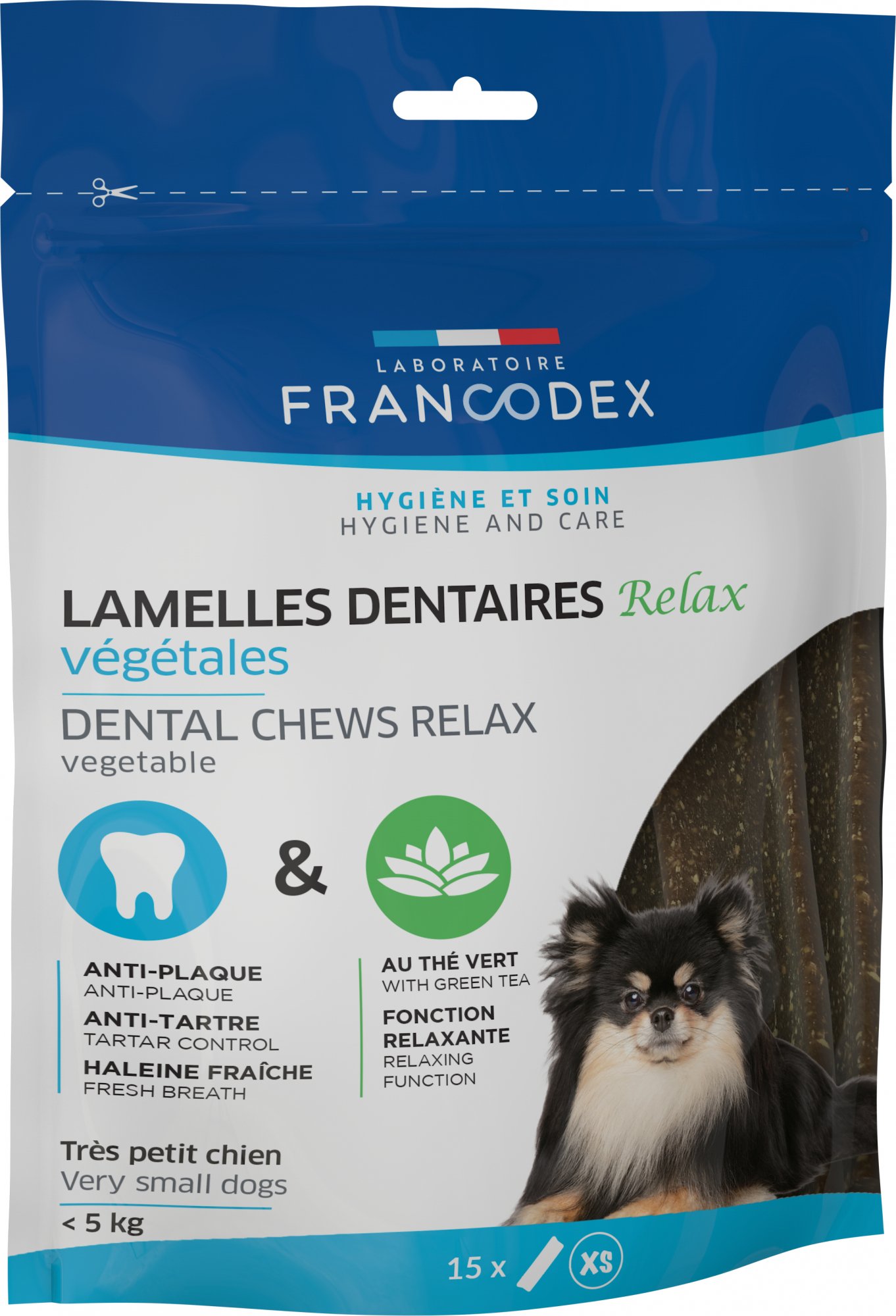 Francodex Lamelle Dentaire Relax pflanzlich für Hunde