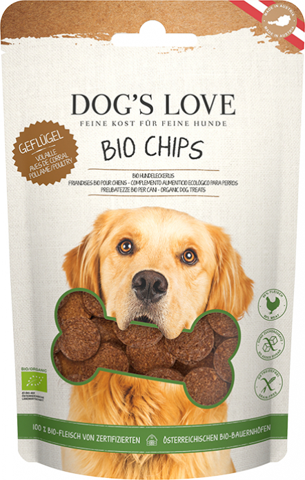 DOG'S LOVE Bio Chips de aves para perros