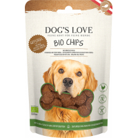 DOG'S LOVE Chips Bio mit Geflügel für Hunde