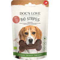 DOG'S LOVE Soft Stripes BIO Leckerlis mit Rindfleisch für Hunde