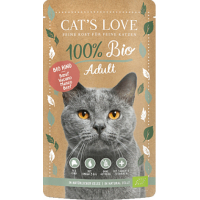 CAT'S LOVE sachet pour chat adulte - 3 saveurs
