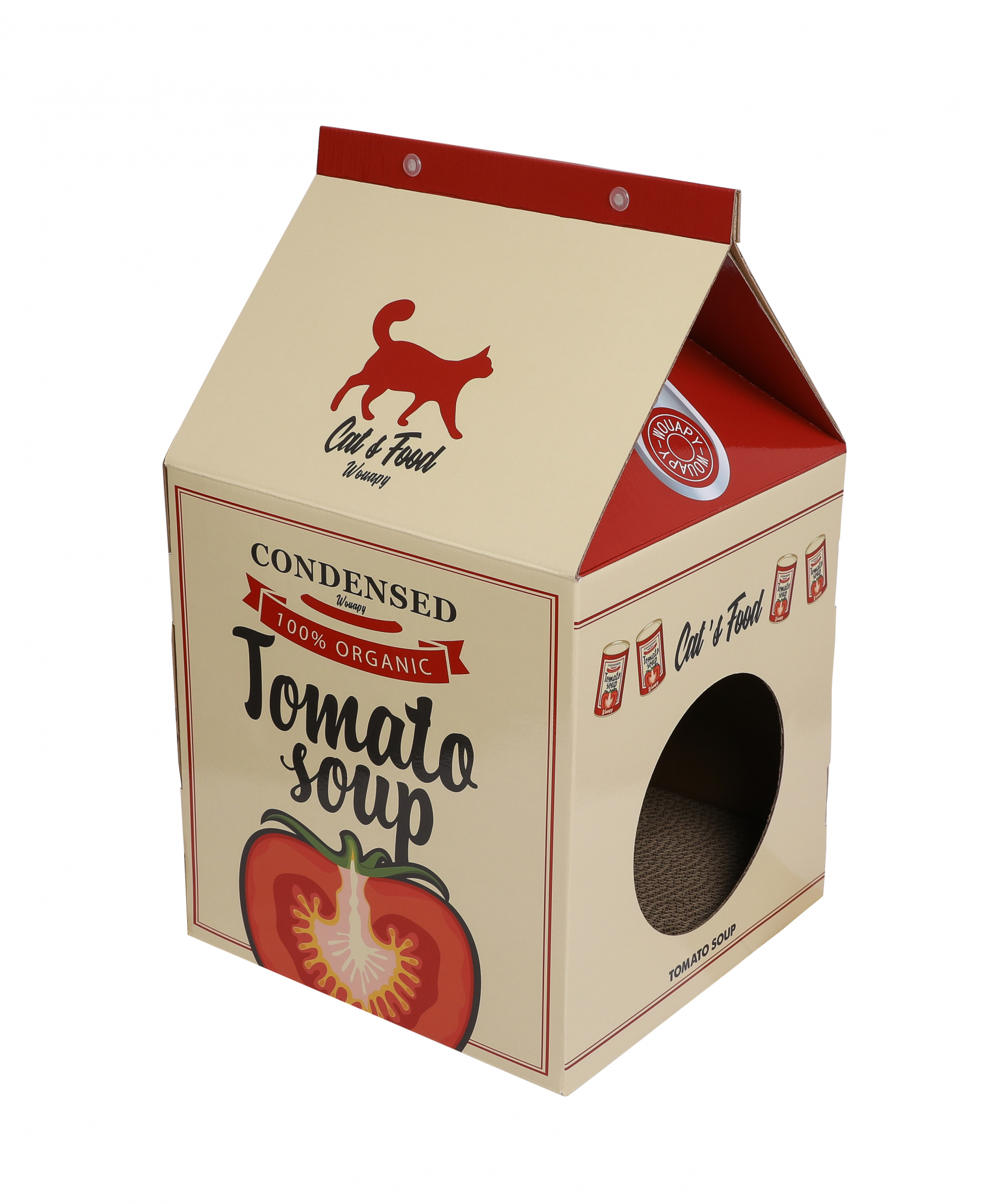 Krabdoos Milk & Tomato Box voor katten