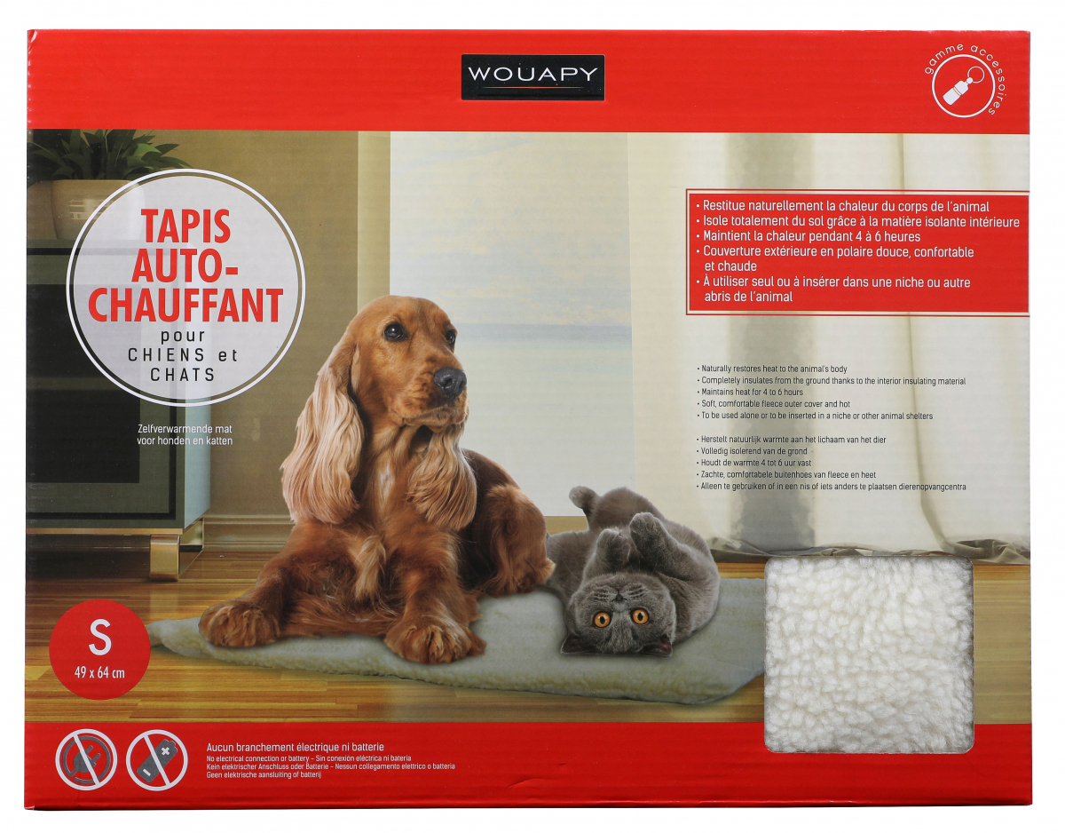 Tapis de sol chauffant pour chien ou chat Alpenheat Firepet - Chien