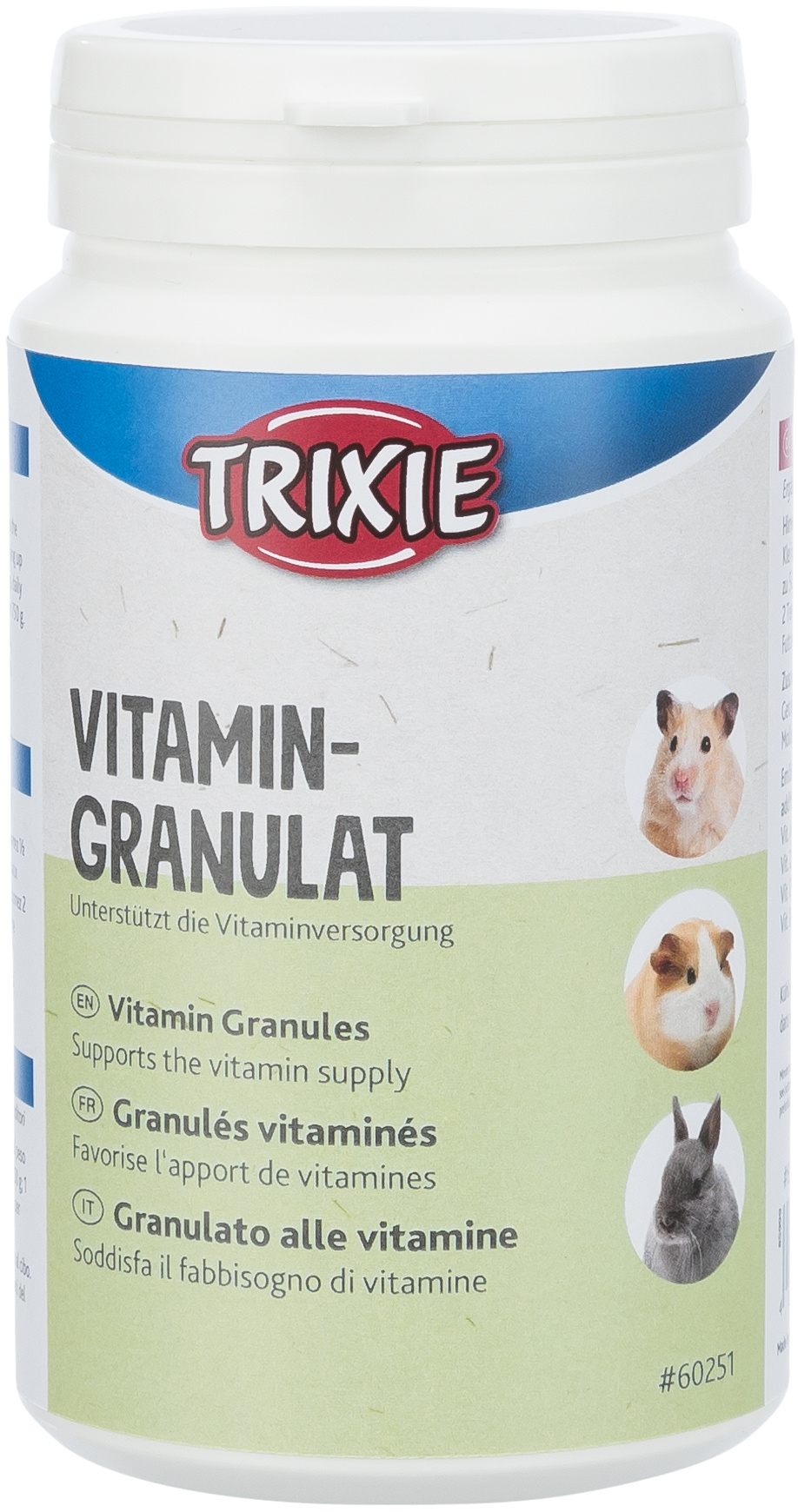Granulados vitaminados para coelhos e pequenos roedores
