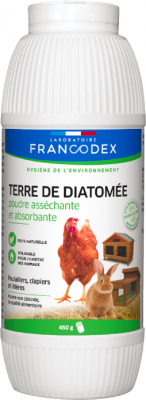 Francodex Tierra de diatomeas en polvo para gallineros