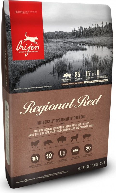 ORIJEN Regional Red Sans Céréales pour chien et chiot