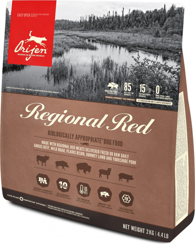 ORIJEN Regional Red Sans Céréales pour chien et chiot