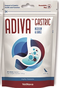 Adiva Gastric medium and large complément alimentaire contre l'inconfort gastrique pour chiens et chats