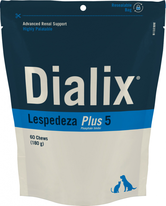 Dialix Lespedeza Plus 5 - complément alimentaire pour chien et chat pour l'insuffisance rénale