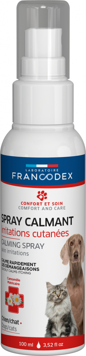  Francodex Spray Calmant Irritations cutanées pour Chien et Chat
