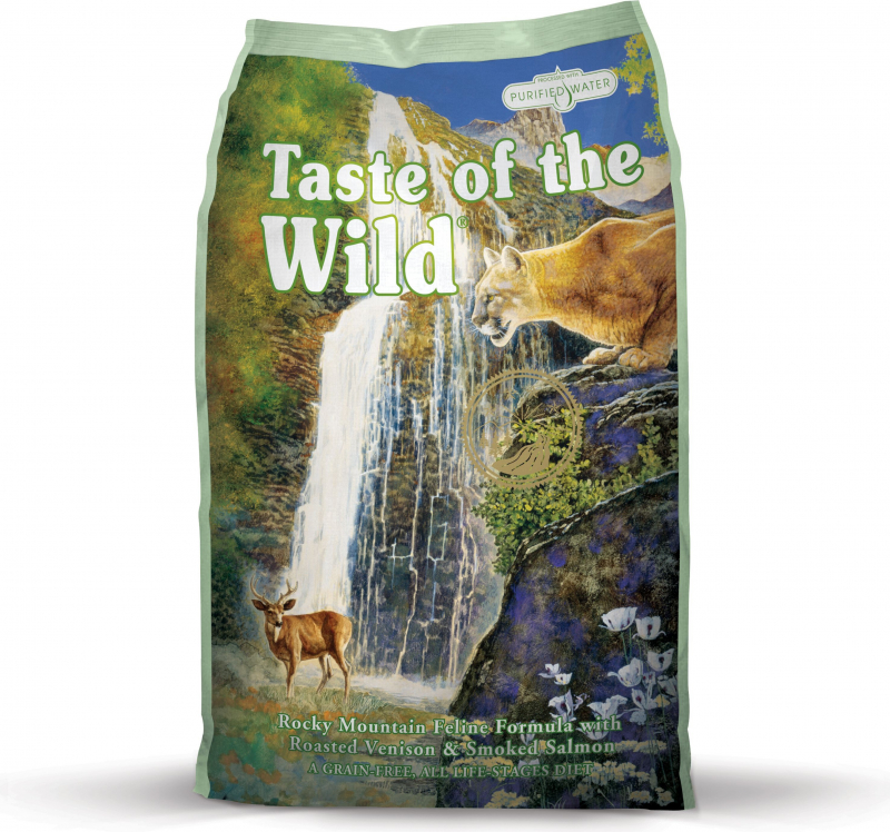 Taste Of The Wild Rocky Mountain Au Cerf Saumon Sans Cereales Pour Chat Et Chaton