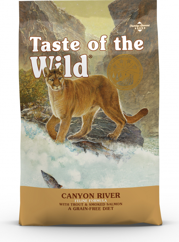 Pienso Taste of The Wild Canyon River con Trucha y Salmón sin cereales para gatos