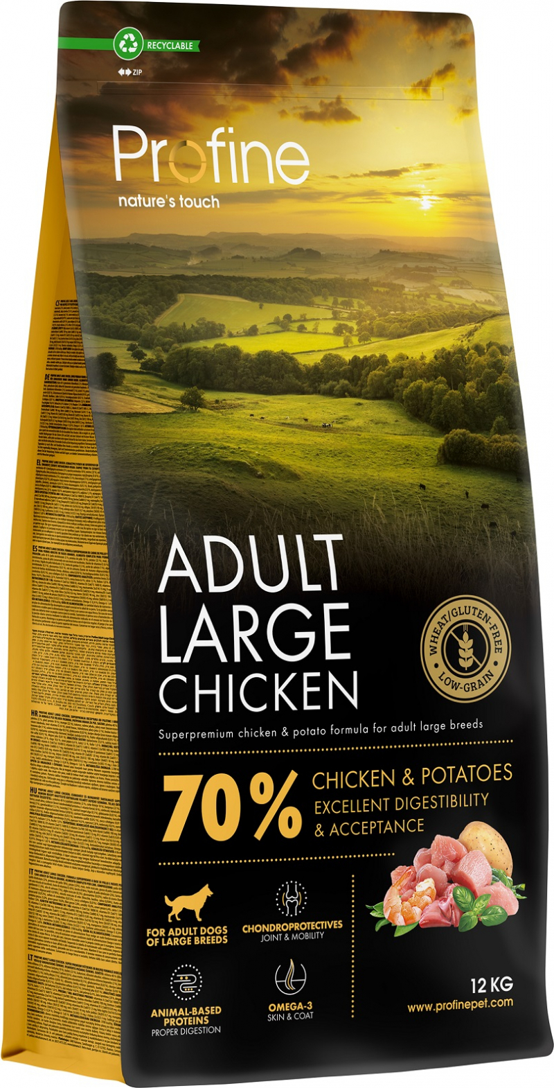 Profine Adult Large Breed Chicken and Potatoes pour chiens adultes de grandes tailles